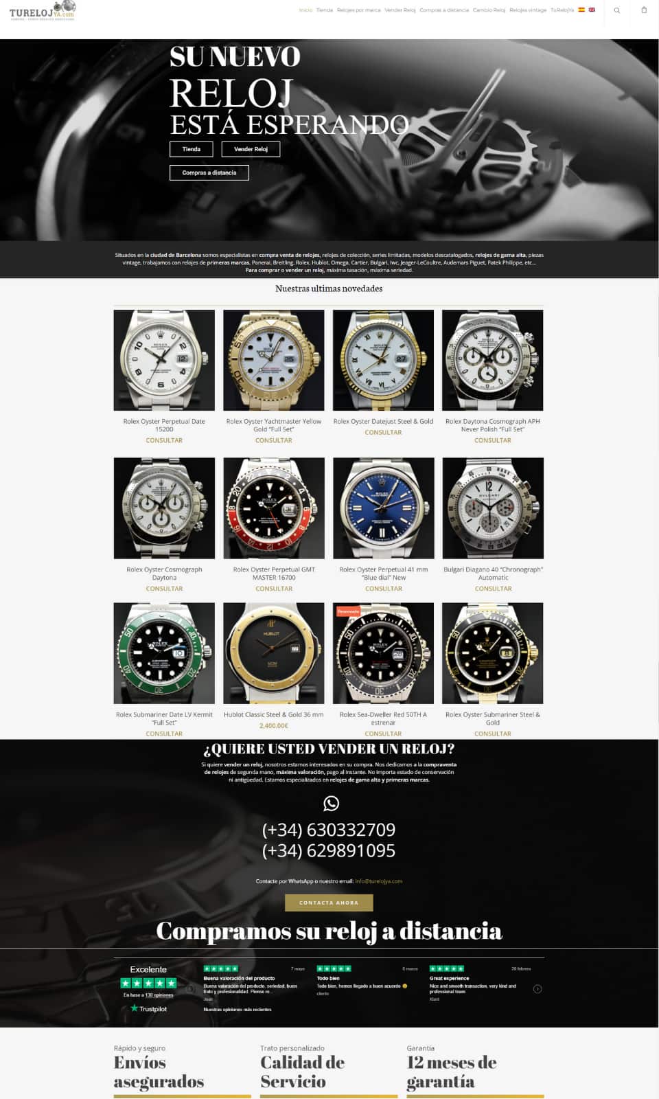 Tienda online de relojes de lujo Turelojya